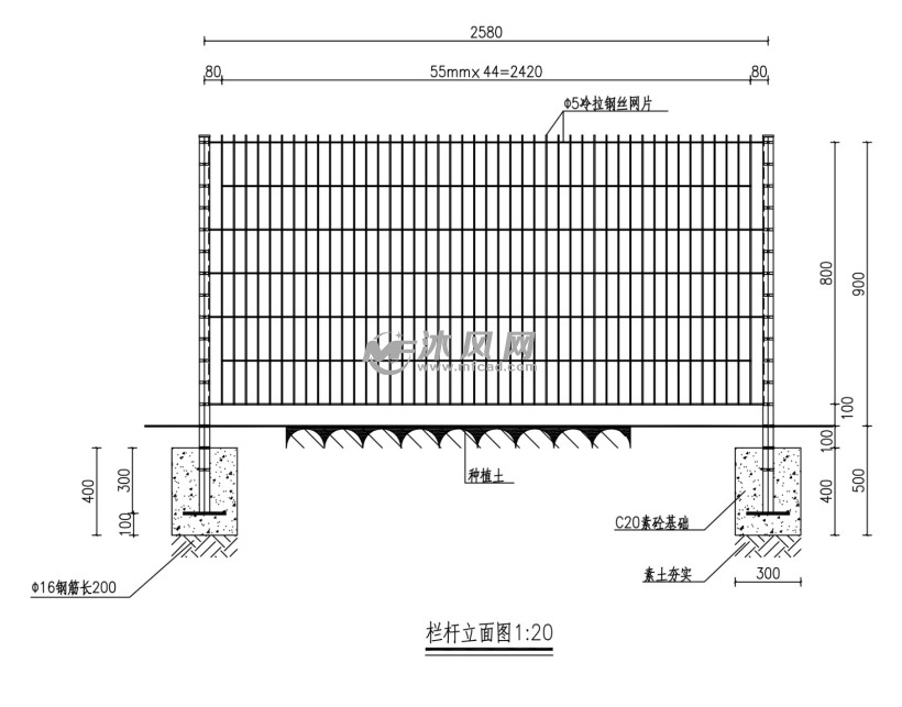 护栏网施工图，细节决定安全与美观的双重保障