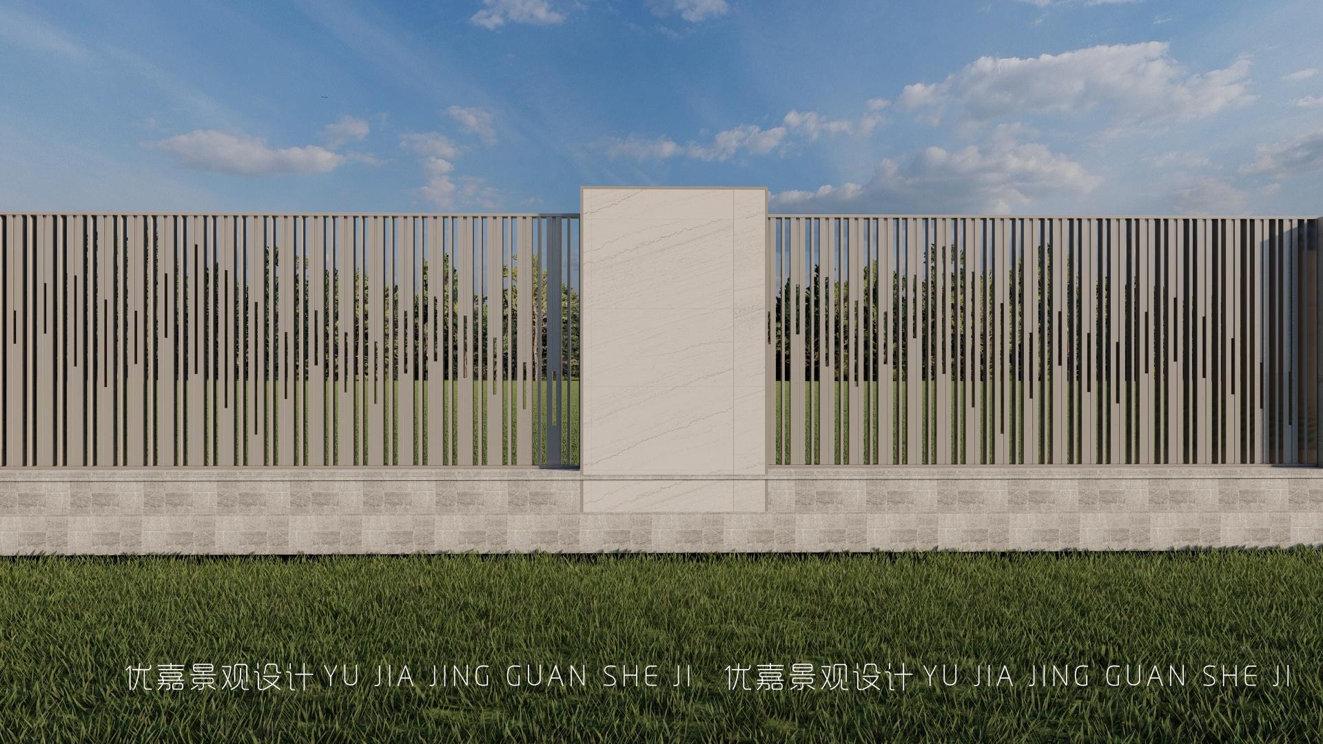 打造安全与美观并存的围墙新风尚，护栏网片效果图制作全攻略
