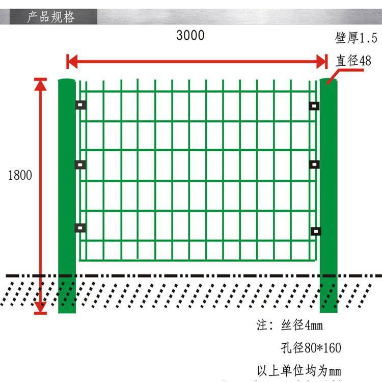 围网护栏网规格尺寸图，构建安全与美观的双重保障