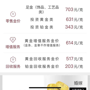 黄金回收价 第3页
