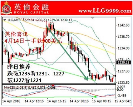 黄金价格实时走势图，投资者的晴雨表
