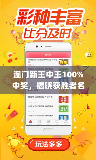 揭秘王中王的现场开奖，公正、透明与科技的力量王中王现场开奖结果今天
