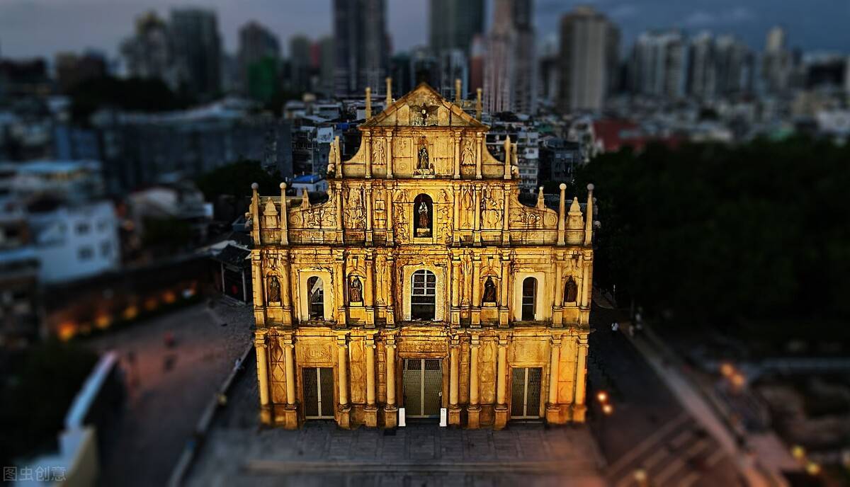 澳门六大赌场夜景照片对比，光影交织的奢华梦境澳门六大赌场夜景照片对比图